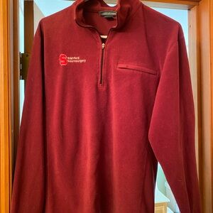 L.L. Bean Maroon Performance Jacket Men’s Small - Embroidered